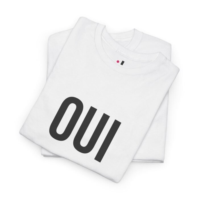 OUI black print Ladies T-Shirt - Image 2